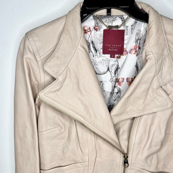 Ted Baker ‘Hanni’ Leather Jacket - Picture 4 of 15